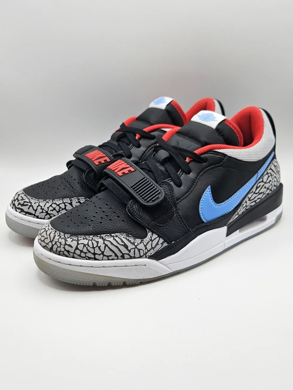 Jordan Legacy 312 Low Black Valor Blue Size 10